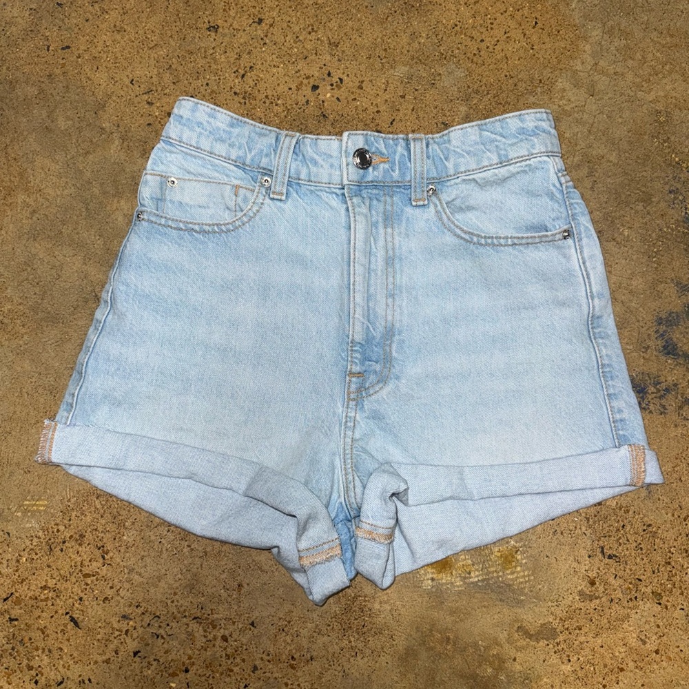 ZARA Light Blue Denim Women's Shorts